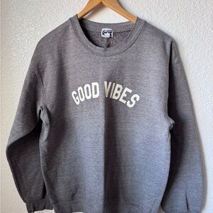 Sub_Urban Riot Gray 'Good Vibes' Crewneck Sweater